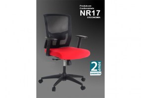 Cadeira-giratória-Diretor-Telada-BLM0226 D-Certificada-NR17-Blume-Office-HS-Móveis